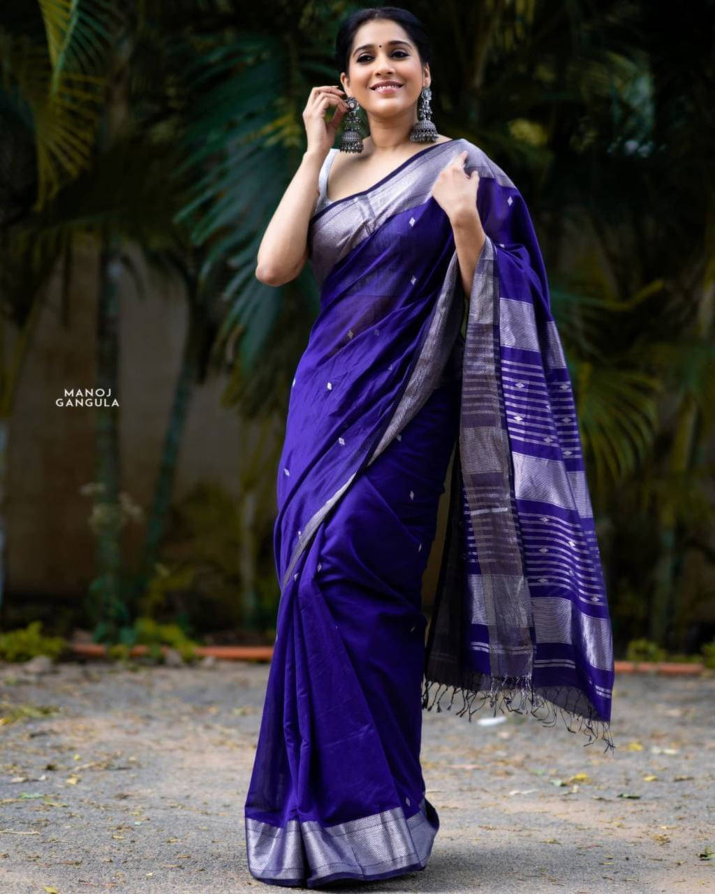 Bansari Textile Art Silk Printed Kanjeevaram Sarees With Unstitched Blouse Piece ( Blue ) Bansari Textile Art Silk Printed Kanjeevaram Sarees With Unstitched Blouse Piece ( Blue )