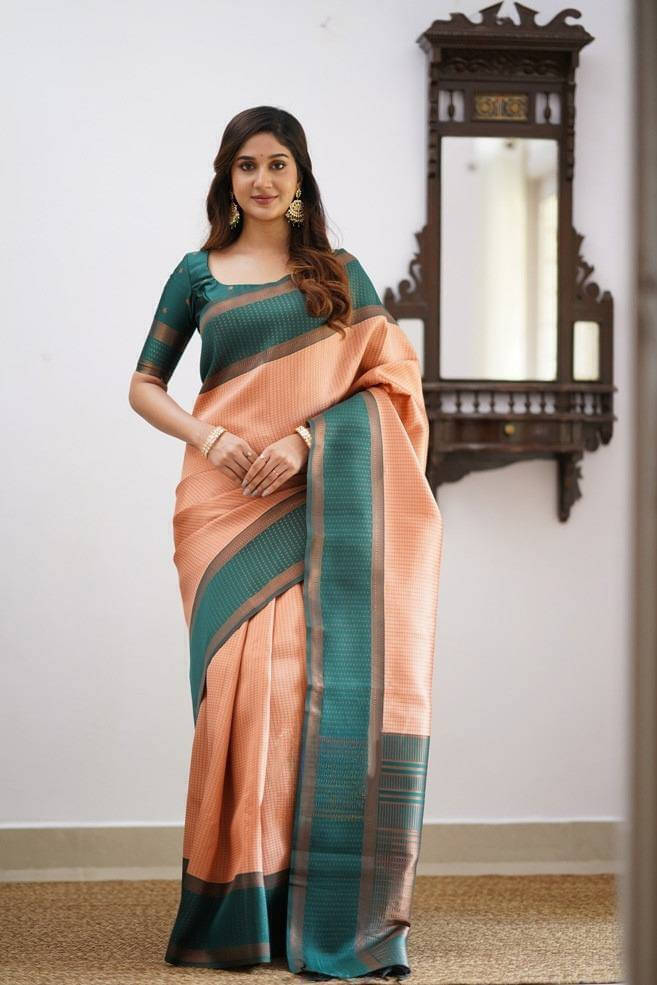     			Bansari Textile Art Silk Printed Kanjeevaram Sarees With Unstitched Blouse Piece ( Pink )