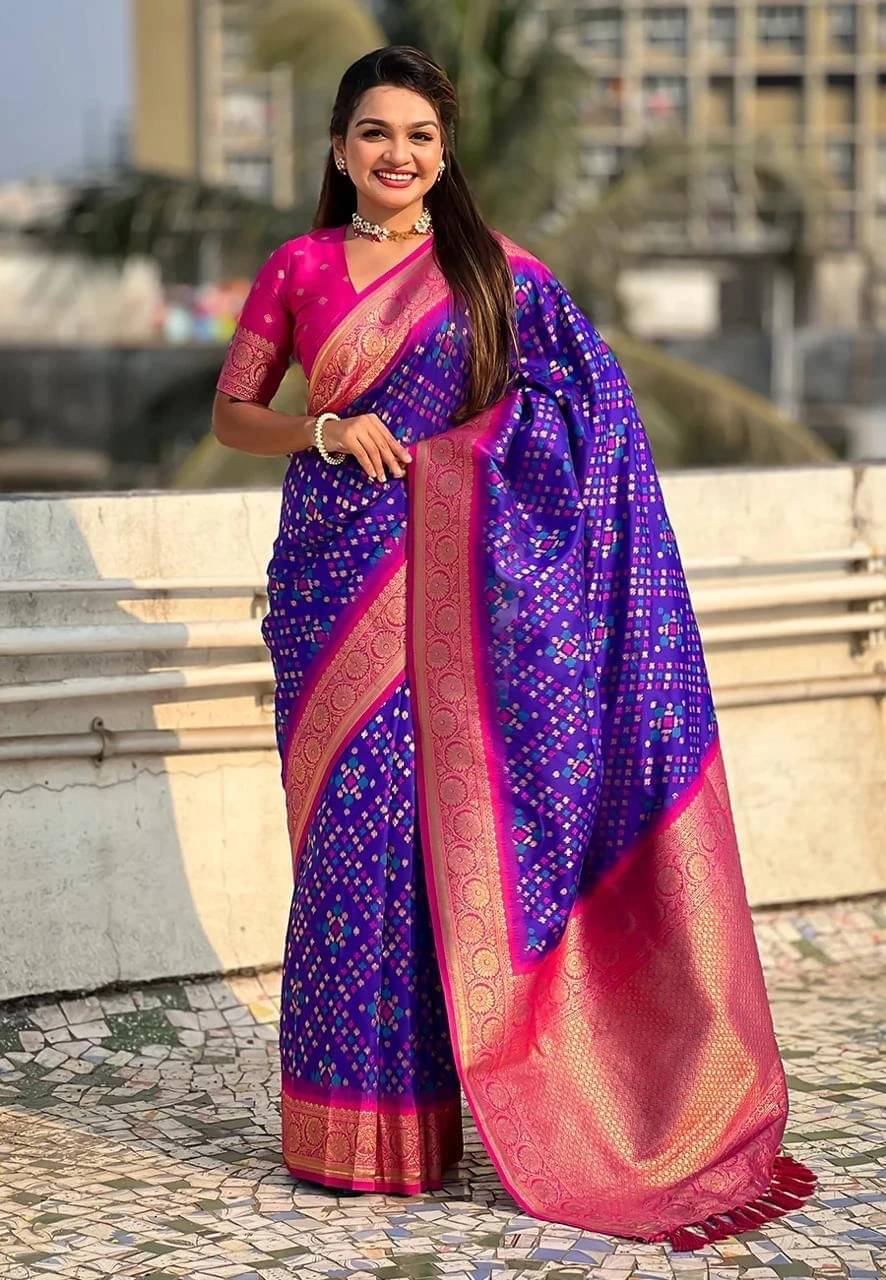 Bansari Textile Art Silk Self Design Banarasi saree With Unstitched Blouse Piece ( Blue ) Bansari Textile Art Silk Self Design Banarasi saree With Unstitched Blouse Piece ( Blue )