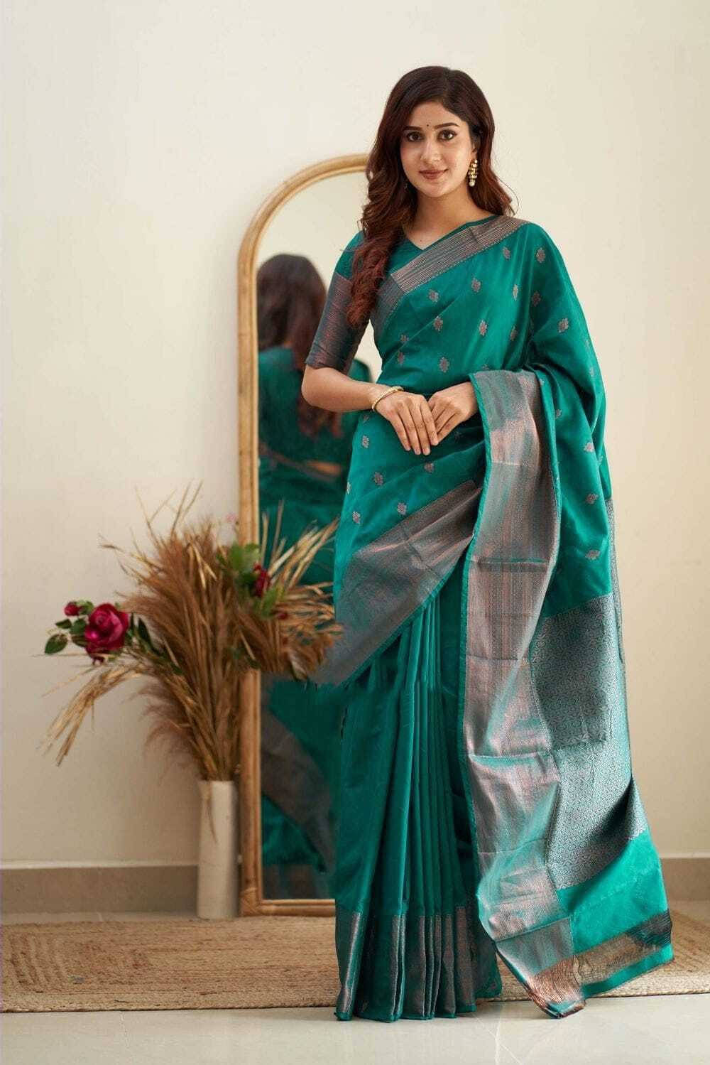 Bansari Textile Art Silk Self Design Kanjeevaram Sarees With Unstitched Blouse Piece ( Light Green )     			Bansari Textile Art Silk Self Design Kanjeevaram Sarees With Unstitched Blouse Piece ( Light Green )