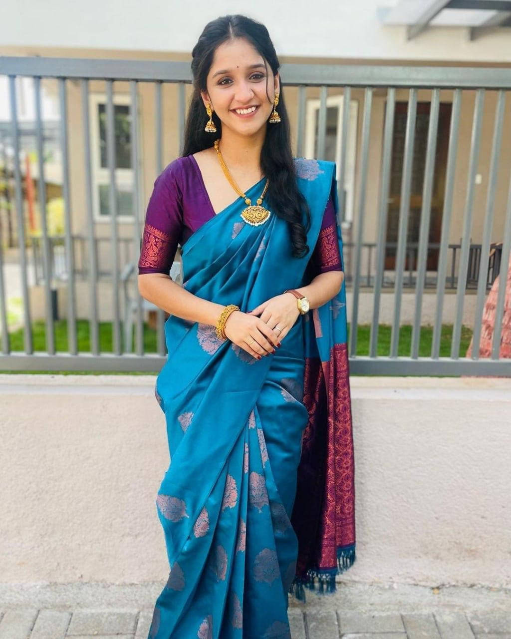 Bansari Textile Art Silk Woven Banarasi saree With Unstitched Blouse Piece ( Light Blue ) Bansari Textile Art Silk Woven Banarasi saree With Unstitched Blouse Piece ( Light Blue )