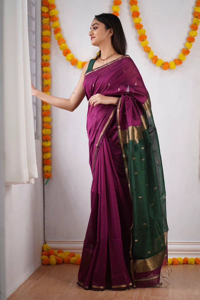 Bansari Textile Art Silk Woven Kanjeevaram Sarees With Unstitched Blouse Piece ( Multicolor ) Bansari Textile Art Silk Woven Kanjeevaram Sarees With Unstitched Blouse Piece ( Multicolor )