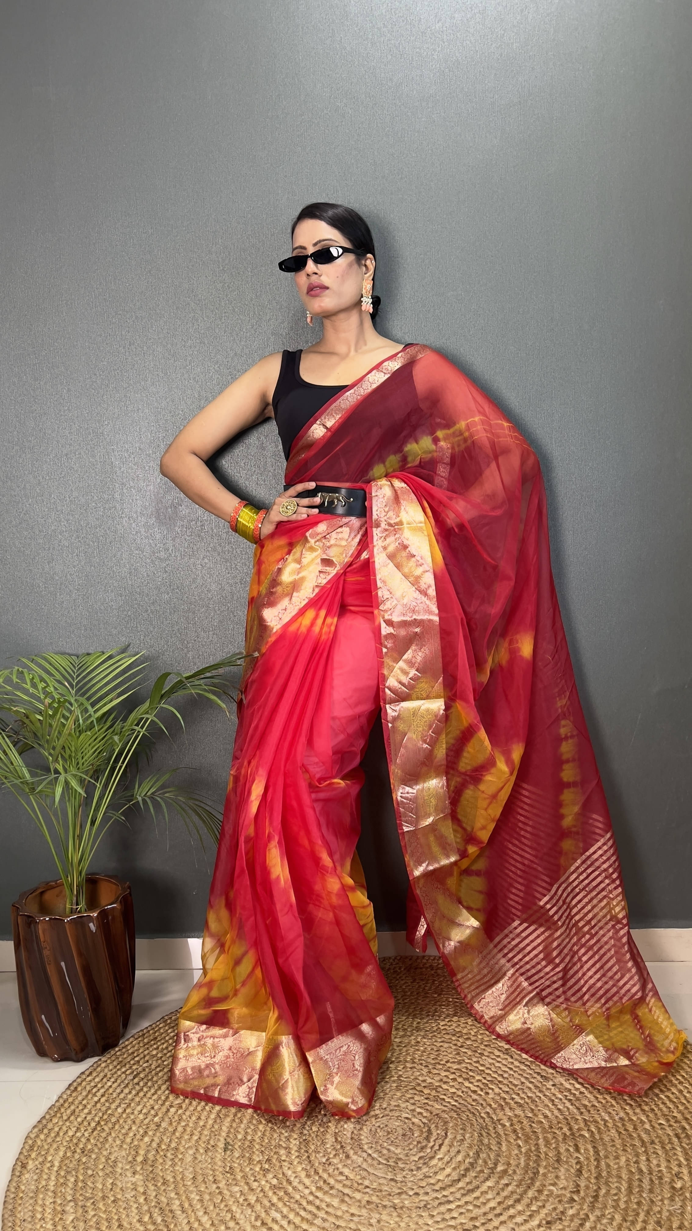Bansari Textile Jacquard Self Design Regular Saree With Unstitched Blouse Piece ( Yellow ) Bansari Textile Jacquard Self Design Regular Saree With Unstitched Blouse Piece ( Yellow )