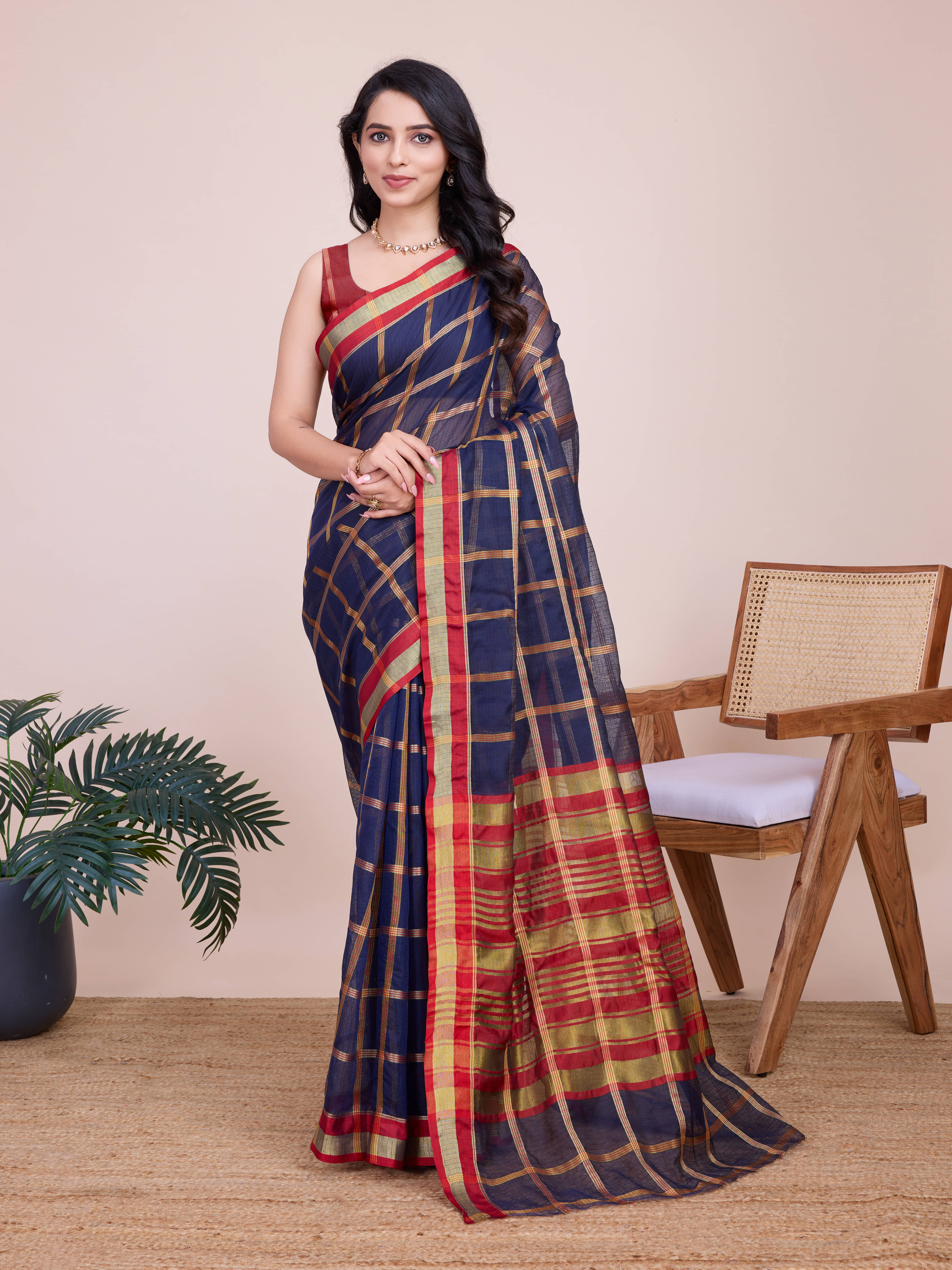 Bansari Textile Jacquard Self Design Banarasi saree With Unstitched Blouse Piece ( Blue )     			Bansari Textile Jacquard Self Design Banarasi saree With Unstitched Blouse Piece ( Blue )