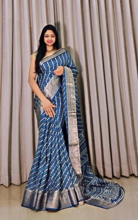 Bansari Textile Jacquard Self Design Banarasi saree With Unstitched Blouse Piece ( Light Blue ) Bansari Textile Jacquard Self Design Banarasi saree With Unstitched Blouse Piece ( Light Blue )