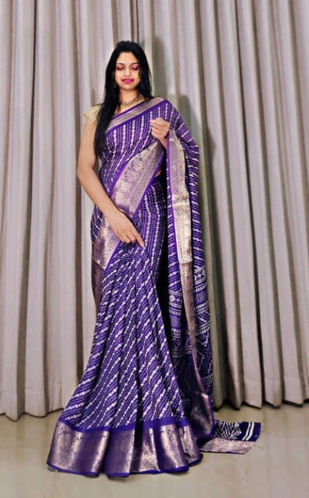 Bansari Textile Jacquard Self Design Banarasi saree With Unstitched Blouse Piece ( Blue ) Bansari Textile Jacquard Self Design Banarasi saree With Unstitched Blouse Piece ( Blue )