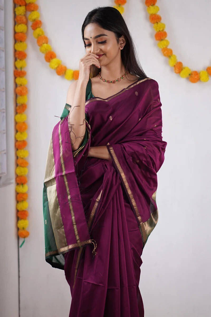     			Bansari Textile Linen Self Design Regular Saree With Unstitched Blouse Piece ( Multicolor )