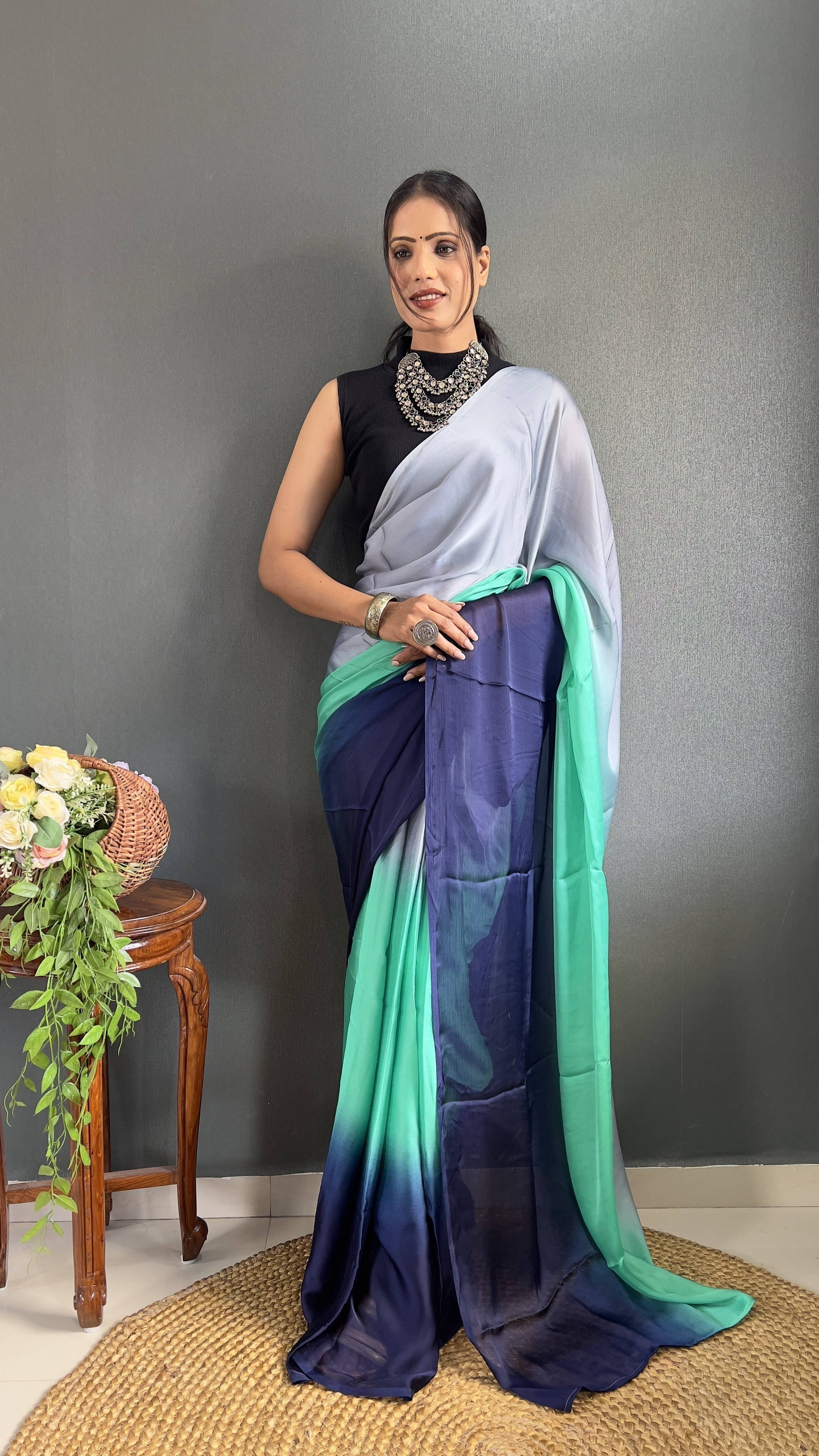 Bansari Textile Nylon Dyed Regular Saree With Unstitched Blouse Piece ( Light Green ) Bansari Textile Nylon Dyed Regular Saree With Unstitched Blouse Piece ( Light Green )