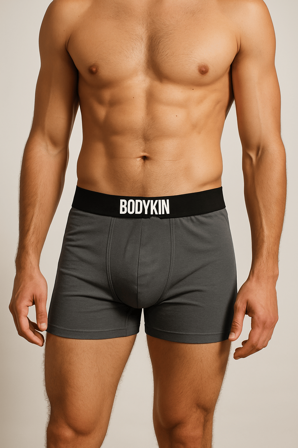 Bodykin Pack of 1 Cotton Trunks For Men's ( Grey )     			Bodykin Pack of 1 Cotton Trunks For Men's ( Grey )