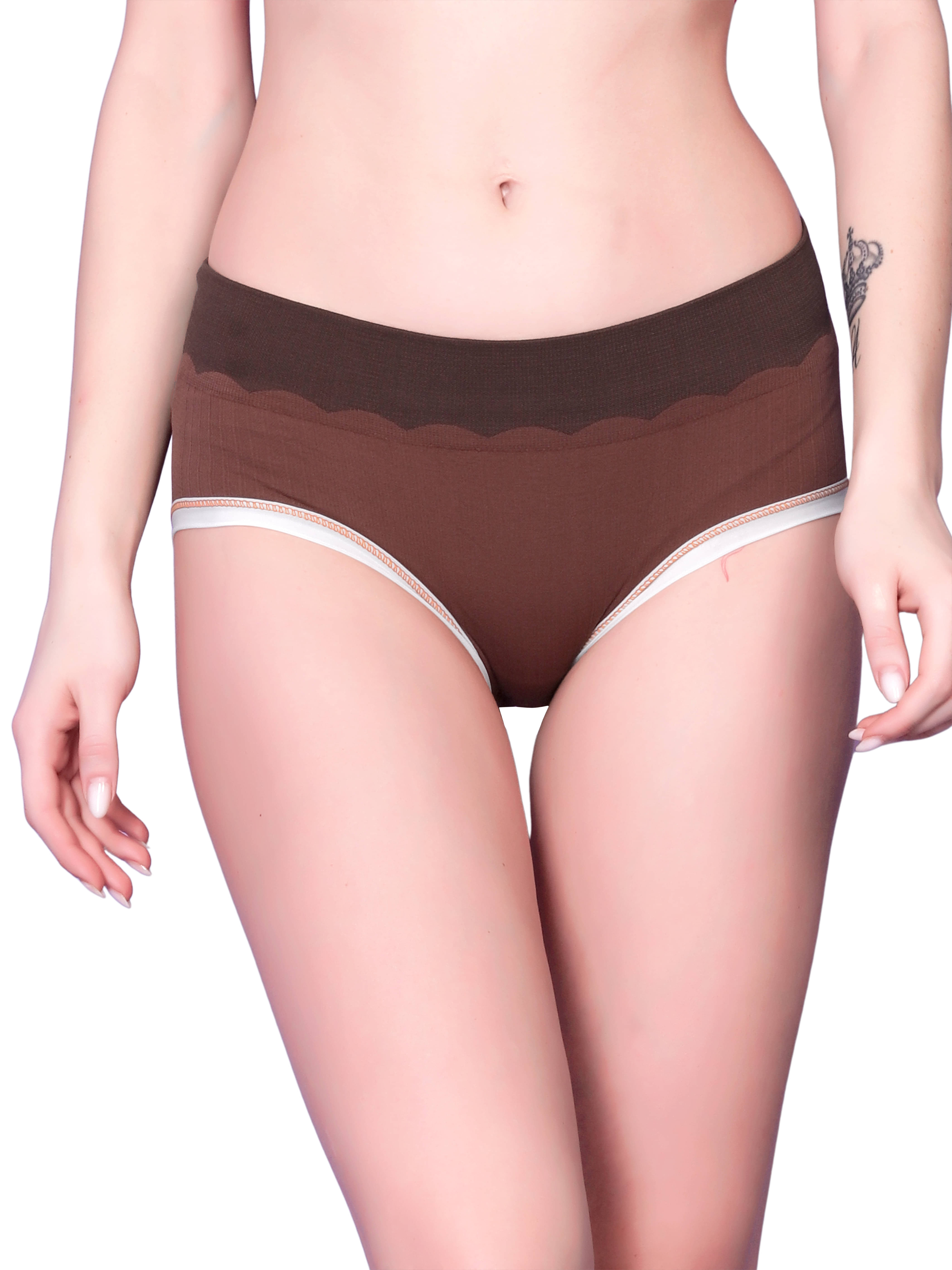     			Dealseven Fashion Nylon Hipster ( Brown , Pack of 1 )