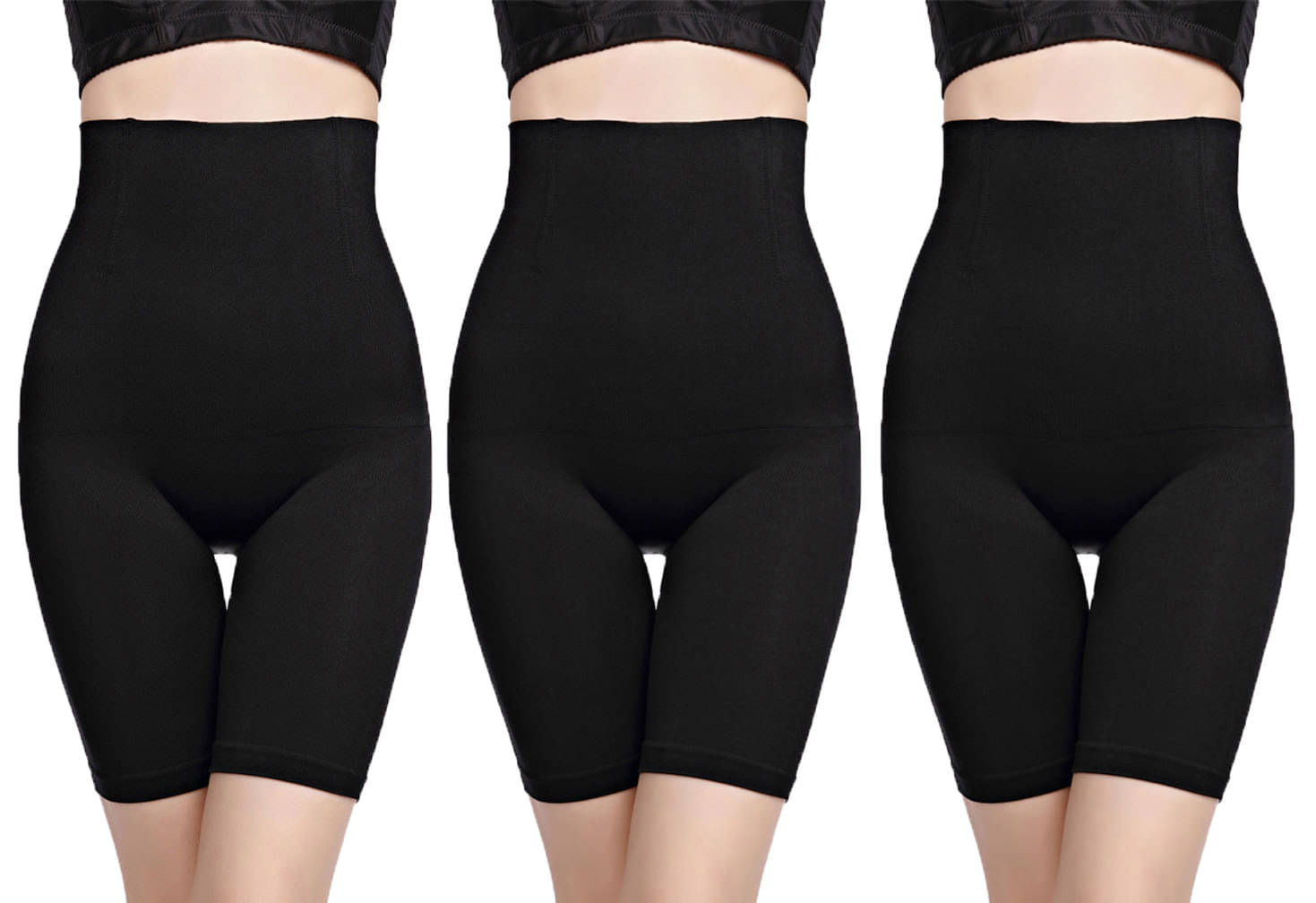 Dealseven Fashion Women Cotton Tummy & Thigh Shaper ( Black ) Dealseven Fashion Women Cotton Tummy & Thigh Shaper ( Black )