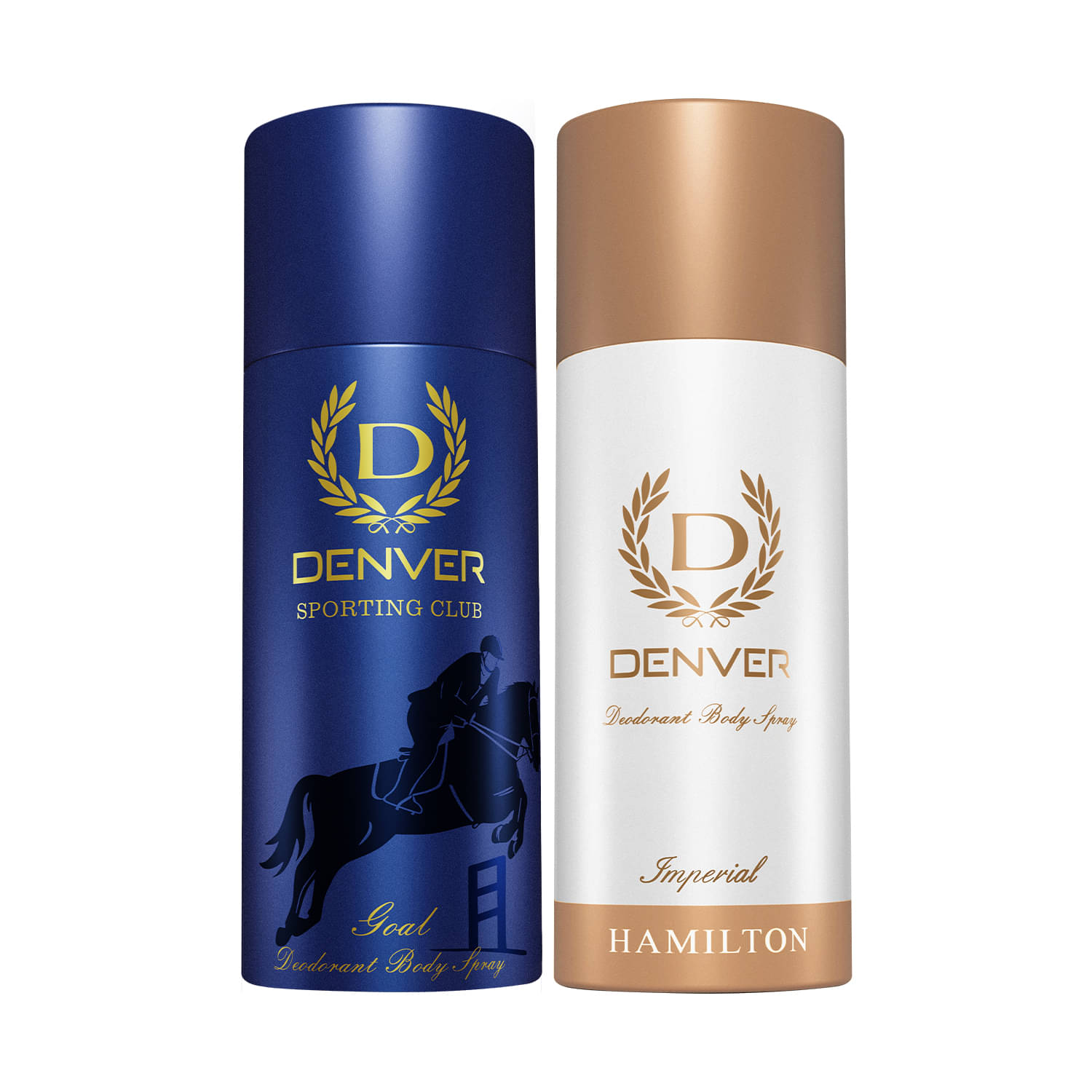     			Denver Imperial 150 ml & Goal 165 ml Deodorant Spray for Men 315 ml ( Pack of 2 )
