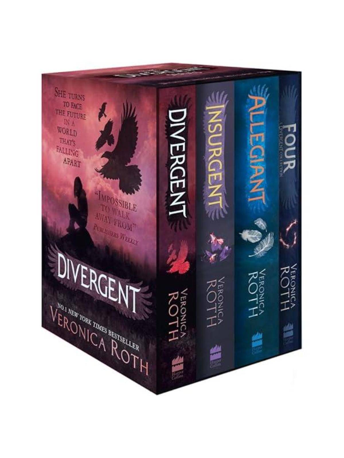     			Divergent Series Box Set (Books 1-4)  (English, Book, Roth Veronica)