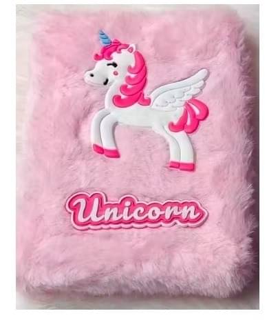 Eclet 1pc Cute Unicorn Soft Fur Diary Gift for Girls Best Return Gift Diary for Girls Assorted Diary Ruled diary any random desingn will send 120 Pages (Multicolor)     			Eclet 1pc Cute Unicorn Soft Fur Diary Gift for Girls Best Return Gift Diary for Girls Assorted Diary Ruled diary any random desingn will send 120 Pages (Multicolor)