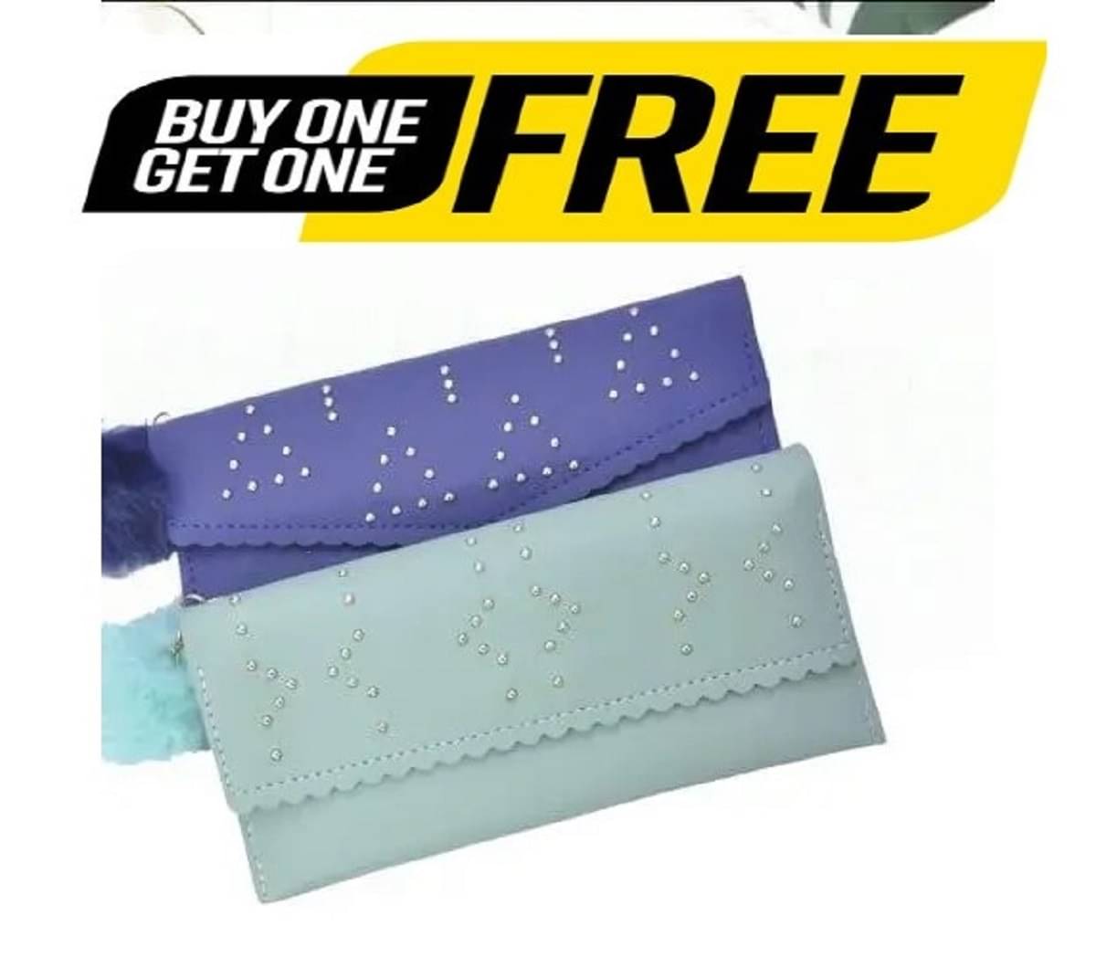     			Edisto Multicolor Faux Leather Envelope