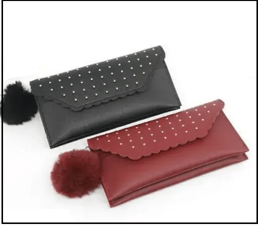     			Edisto Multicolor Faux Leather Envelope