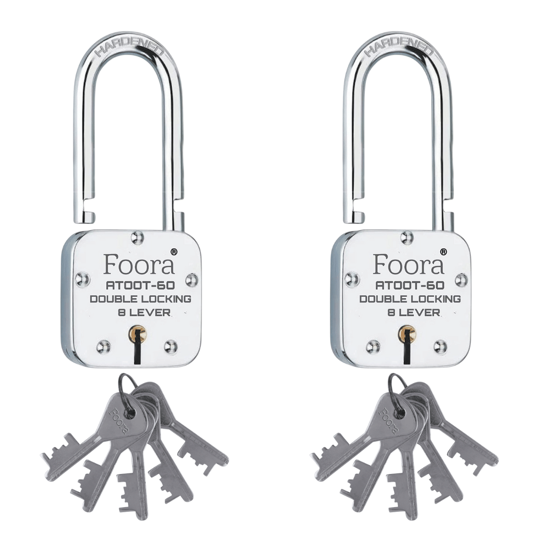     			Foora Atoot 60 Ls Lock with 5 keys Pack of 2
