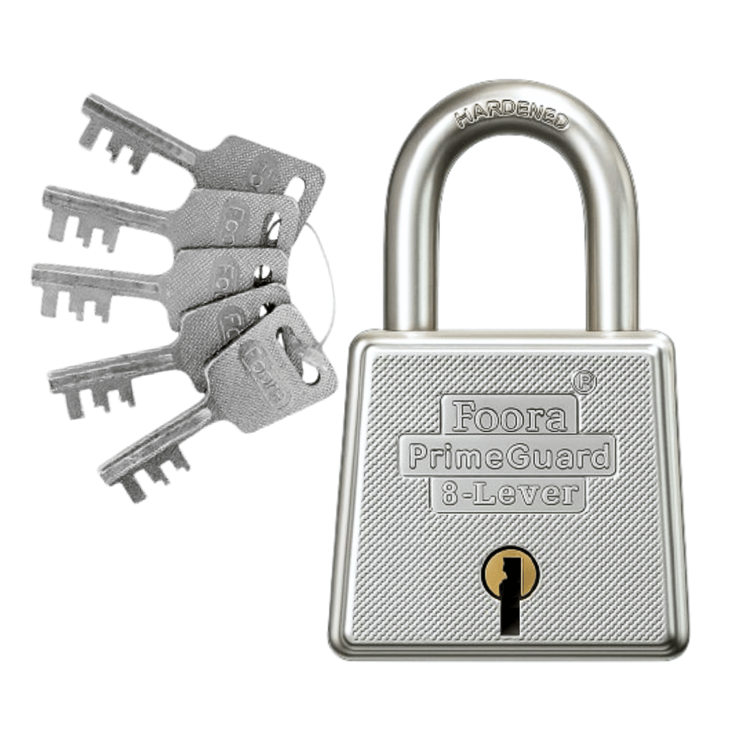     			Foora Primeguard Premium Square Lock with 5 keys Pack of 1