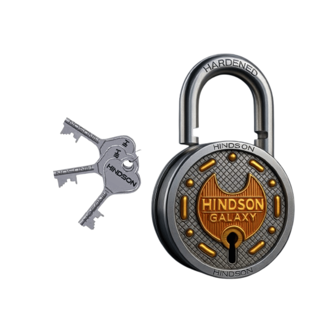 HINDSON Galaxy 65mm Lock with 3 keys HINDSON Galaxy 65mm Lock with 3 keys