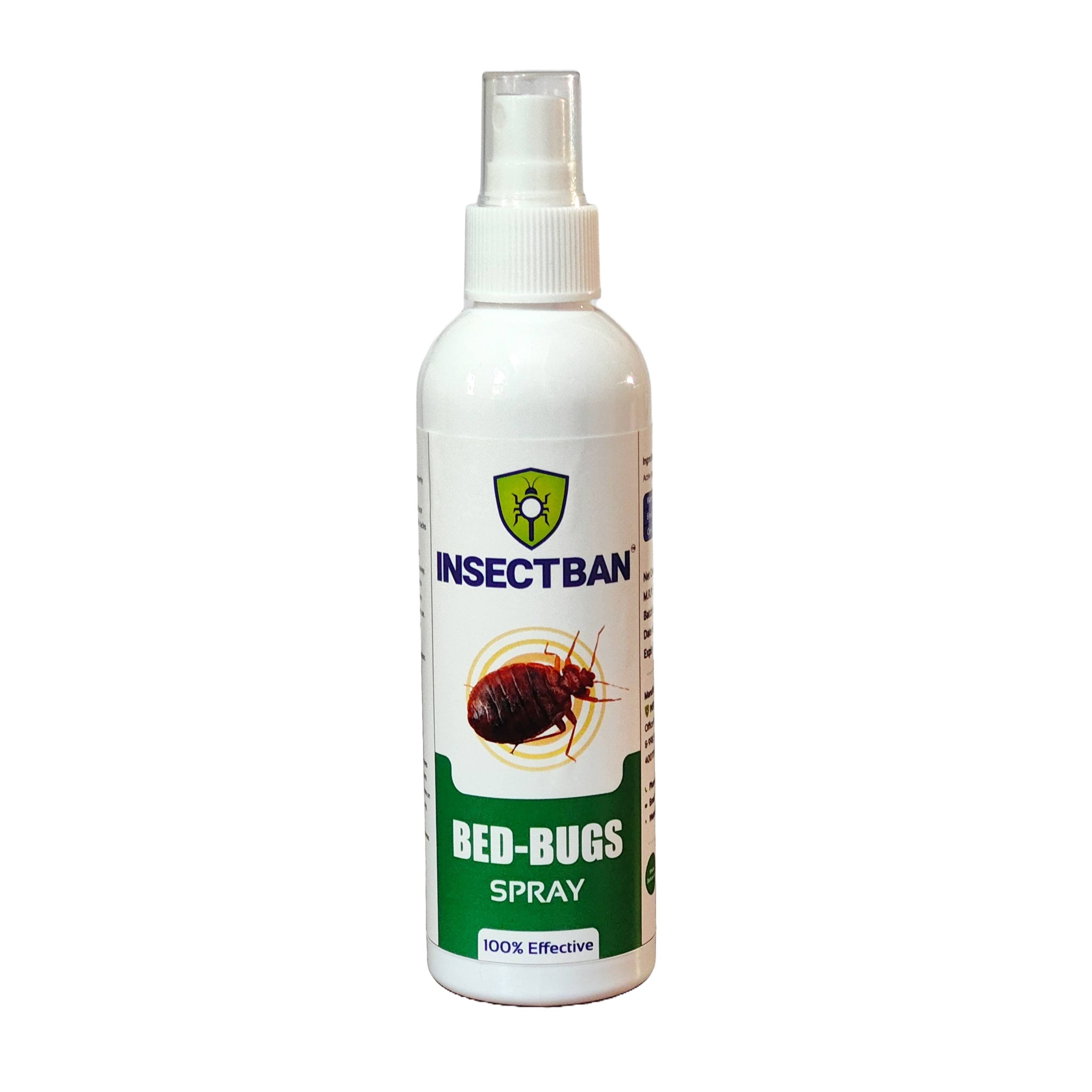     			INSECTBAN Bed Bug Spray for Home | Mattress | Insect Repellent & Eco-Friendly | Long Lasting | Effective | Odorless Rady to Use- Pack Of 1 (200ml)