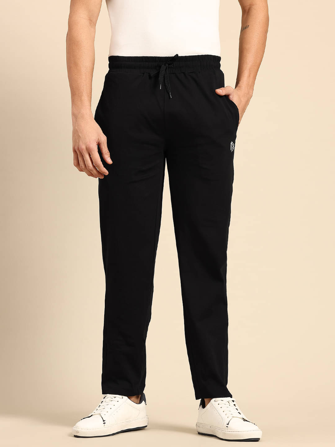     			John Players Pack of 1 Pyjama For Men's ( Black )