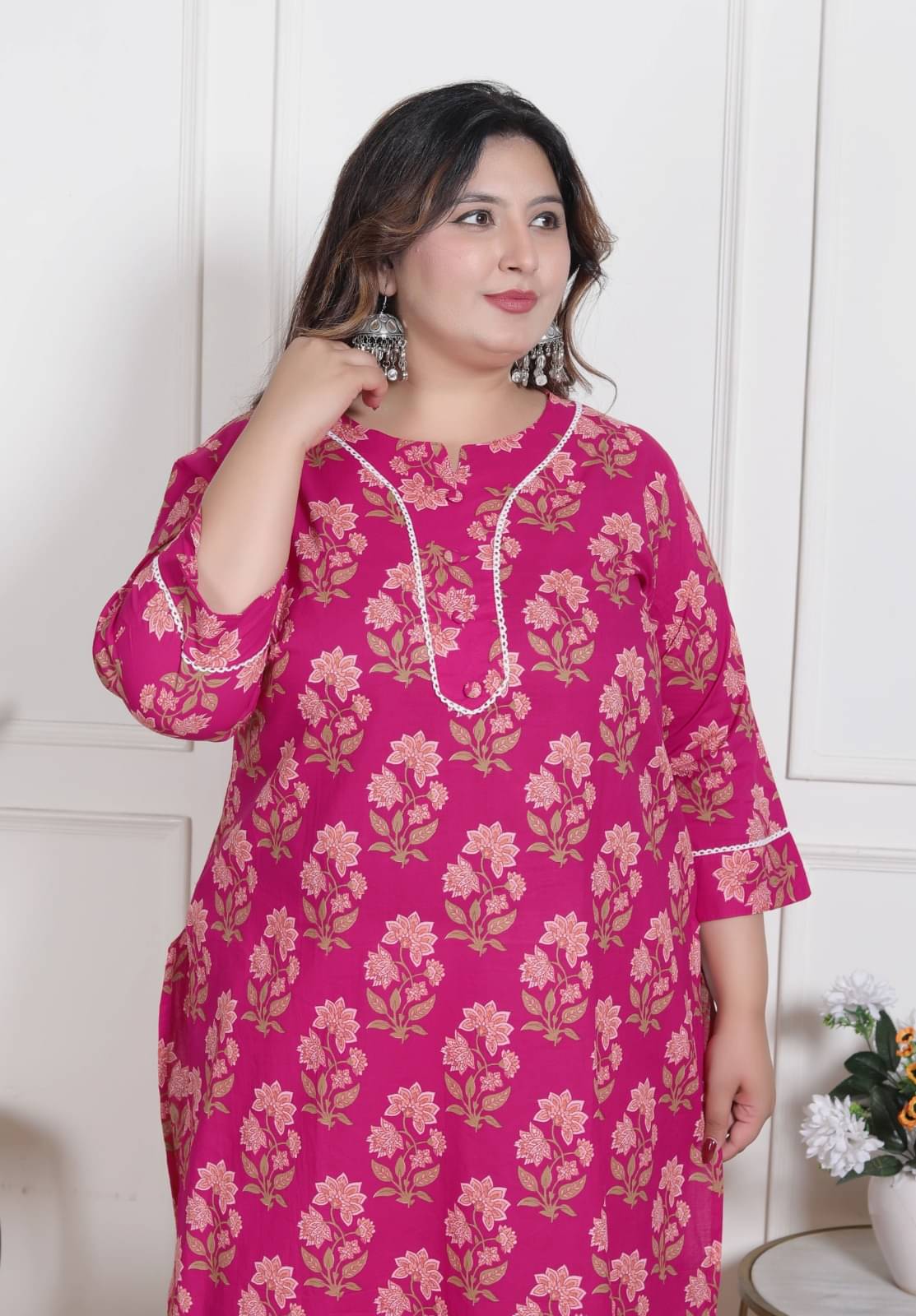 K.P.R. Fasion Women Cotton Printed Straight Kurti ( Maroon ) K.P.R. Fasion Women Cotton Printed Straight Kurti ( Maroon )