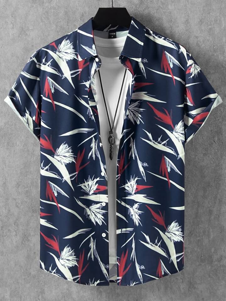     			KAPDAX Cotton Flex Regular Fit Printed Half Sleeves Men's Casual Shirt - Multi ( Pack of 1 )