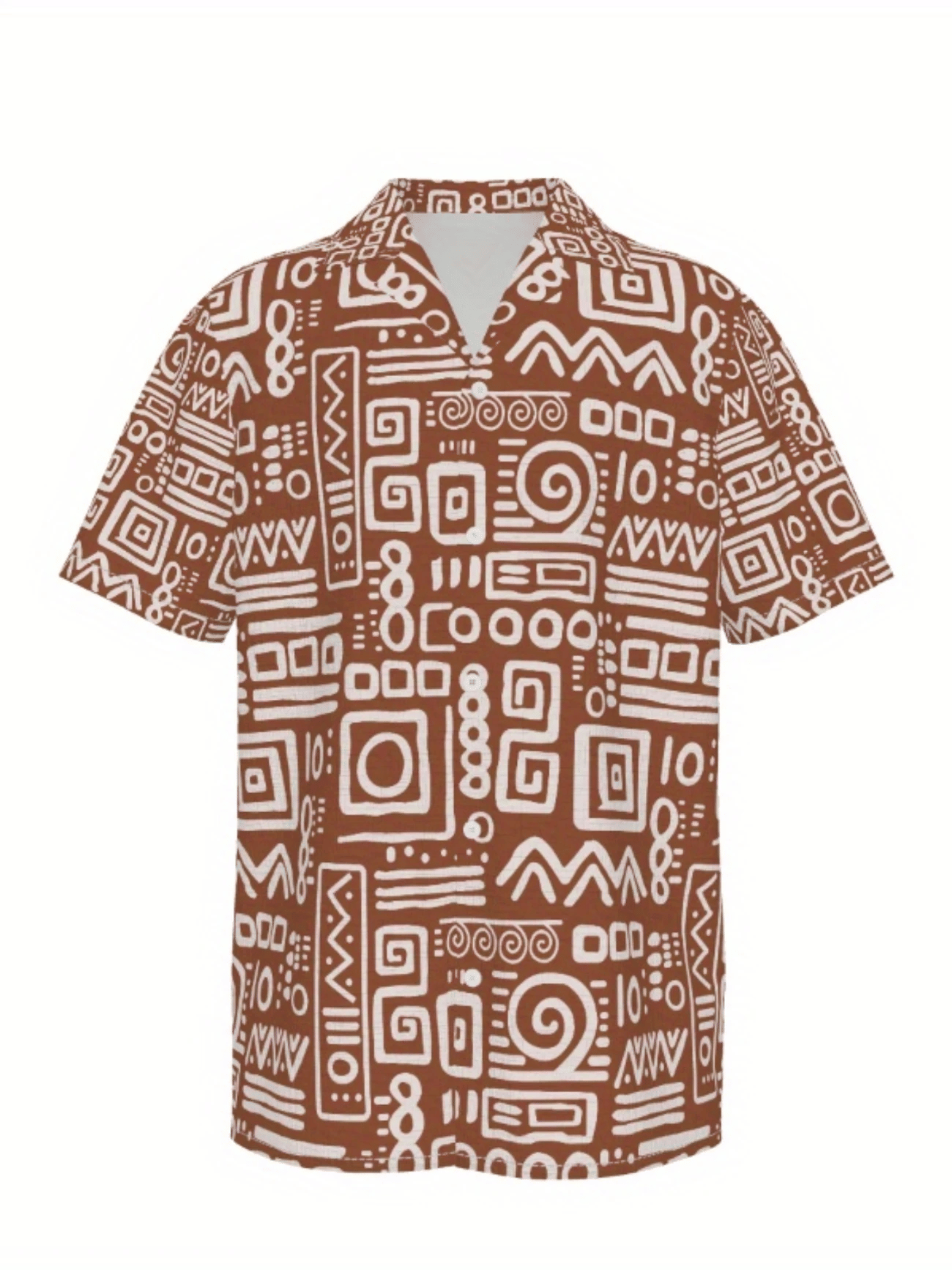 KAPDAX Cotton Flex Regular Fit Printed Half Sleeves Men's Casual Shirt - Brown ( Pack of 1 ) KAPDAX Cotton Flex Regular Fit Printed Half Sleeves Men's Casual Shirt - Brown ( Pack of 1 )