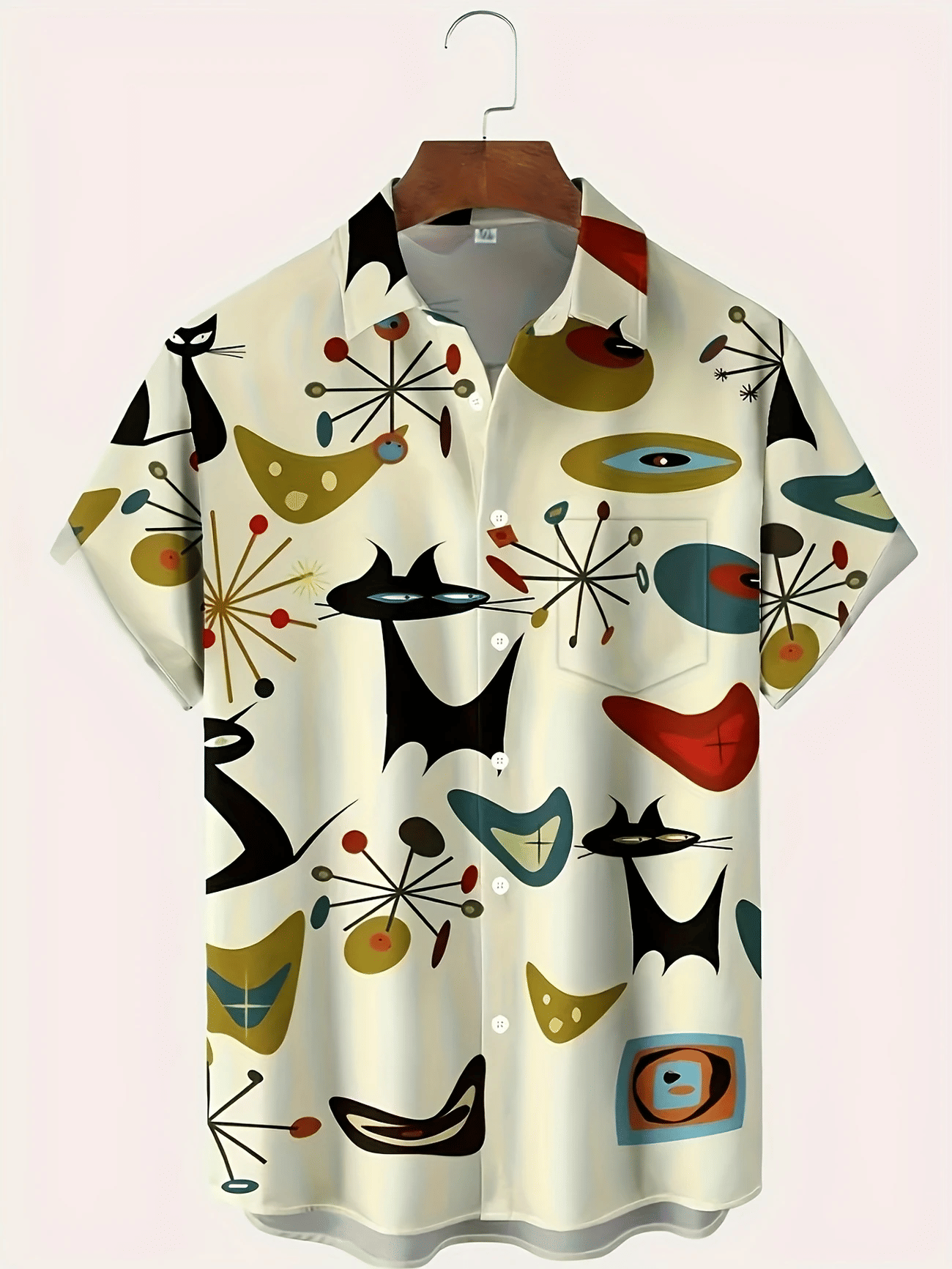 KAPDAX Cotton Flex Regular Fit Printed Half Sleeves Men's Casual Shirt - Cream ( Pack of 1 ) KAPDAX Cotton Flex Regular Fit Printed Half Sleeves Men's Casual Shirt - Cream ( Pack of 1 )
