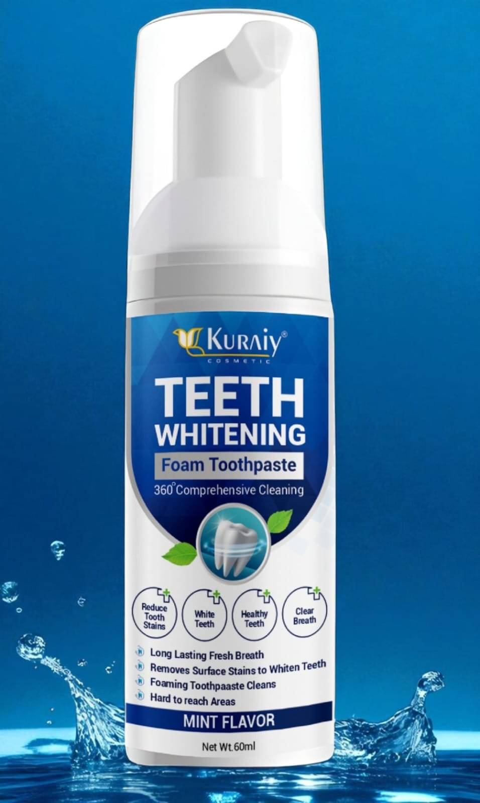     			KURAIY Whitening Toothpaste Pack of 1