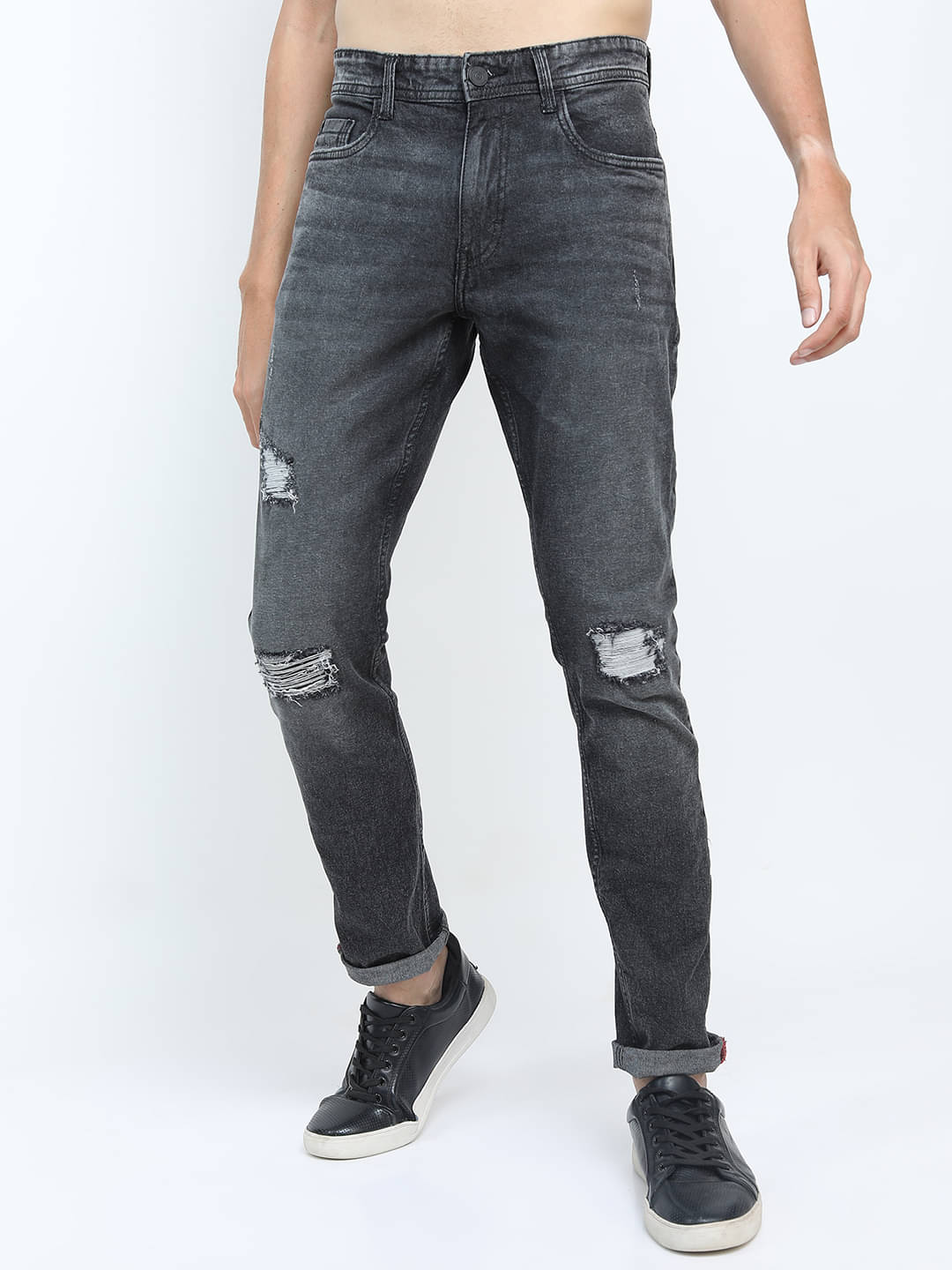 Locomotive Slim Fit Basic Men's Jeans - Grey ( Pack of 1 ) Locomotive Slim Fit Basic Men's Jeans - Grey ( Pack of 1 )