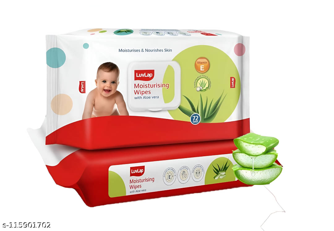     			Luvlap baby wipes Scented Wet wipes For Babies ( Pack of 2 )