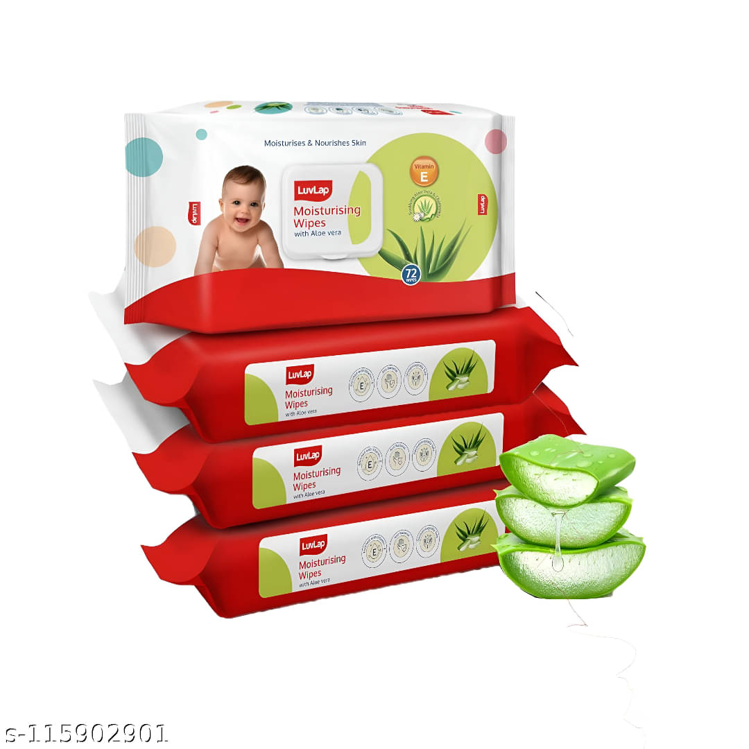 Luvlap baby wipes Scented Wet wipes For Babies ( Pack of 4 ) Luvlap baby wipes Scented Wet wipes For Babies ( Pack of 4 )