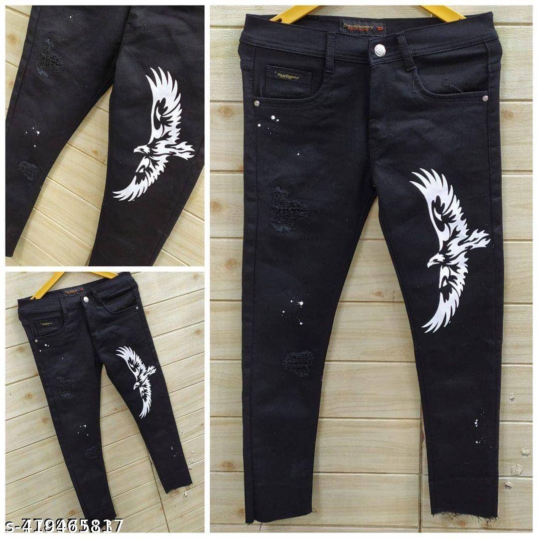 M2M Fashion Slim Fit Jogger Men's Jeans - Black ( Pack of 1 )     			M2M Fashion Slim Fit Jogger Men's Jeans - Black ( Pack of 1 )
