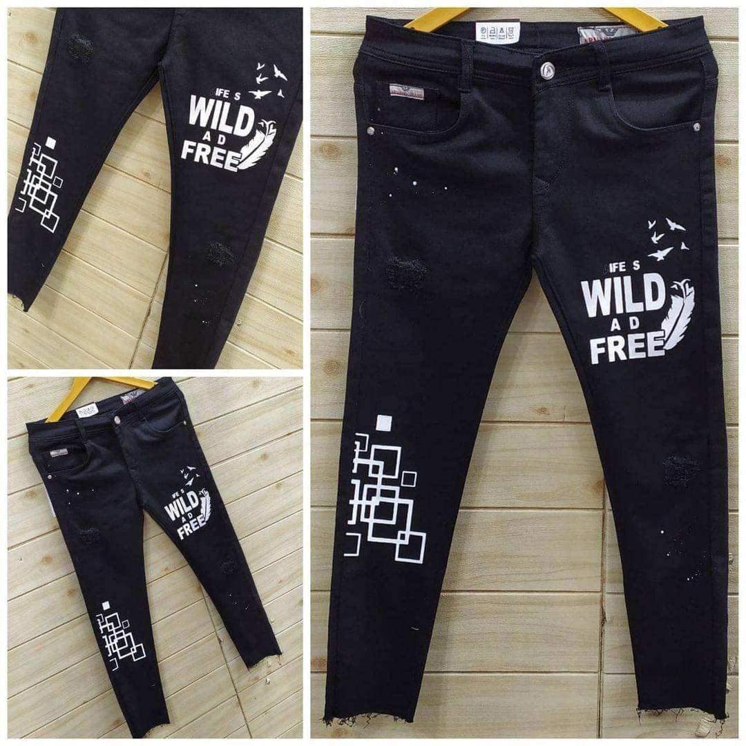     			M2M Fashion Slim Fit Jogger Men's Jeans - Black ( Pack of 1 )