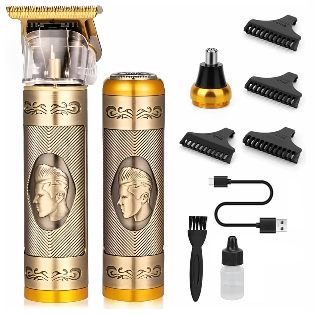     			Maxtop Era MP8023 Gold Cordless Beard Trimmer With 120 minutes Runtime