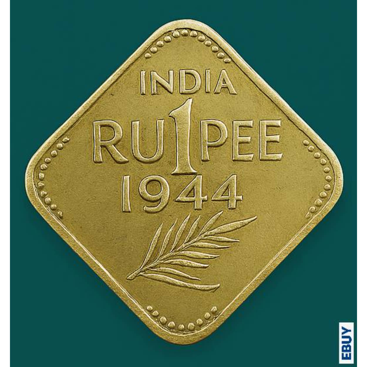 One Rupee 1944 King George VI, India old Rare to Find Coin One Rupee 1944 King George VI, India old Rare to Find Coin