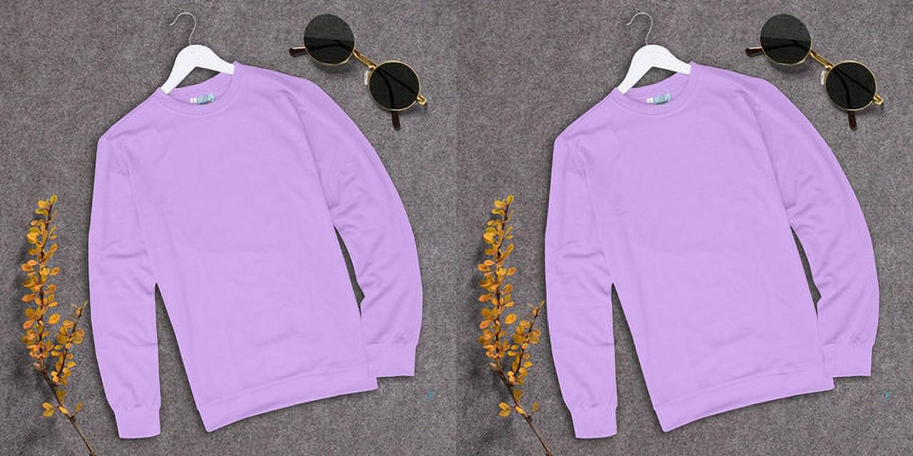     			RABBY Men Polyester Regular Fit Solid T-Shirt ( Purple )