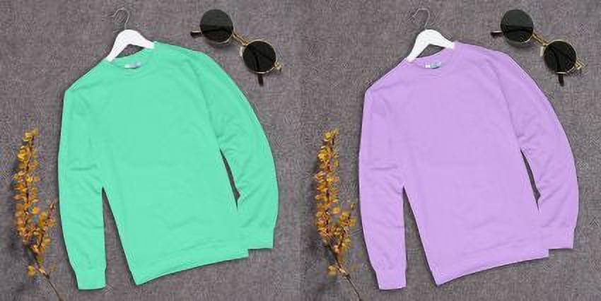 RABBY Men Polyester Regular Fit Solid T-Shirt ( Multicolor ) RABBY Men Polyester Regular Fit Solid T-Shirt ( Multicolor )