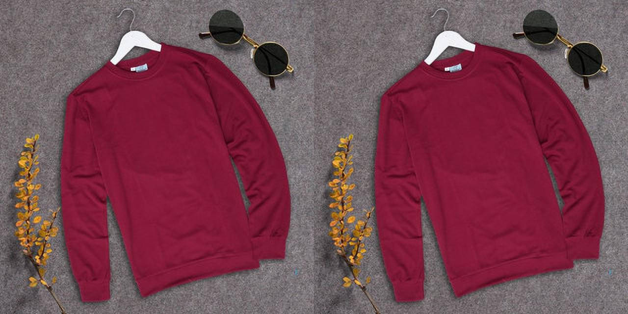 RABBY Men Polyester Regular Fit Solid T-Shirt ( Maroon ) RABBY Men Polyester Regular Fit Solid T-Shirt ( Maroon )