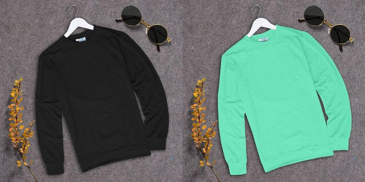     			RABBY Men Polyester Regular Fit Solid T-Shirt ( Multicolor )
