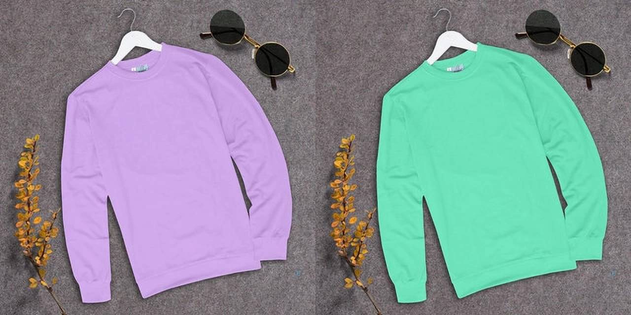 RABBY Men Polyester Regular Fit Solid T-Shirt ( Multicolor ) RABBY Men Polyester Regular Fit Solid T-Shirt ( Multicolor )