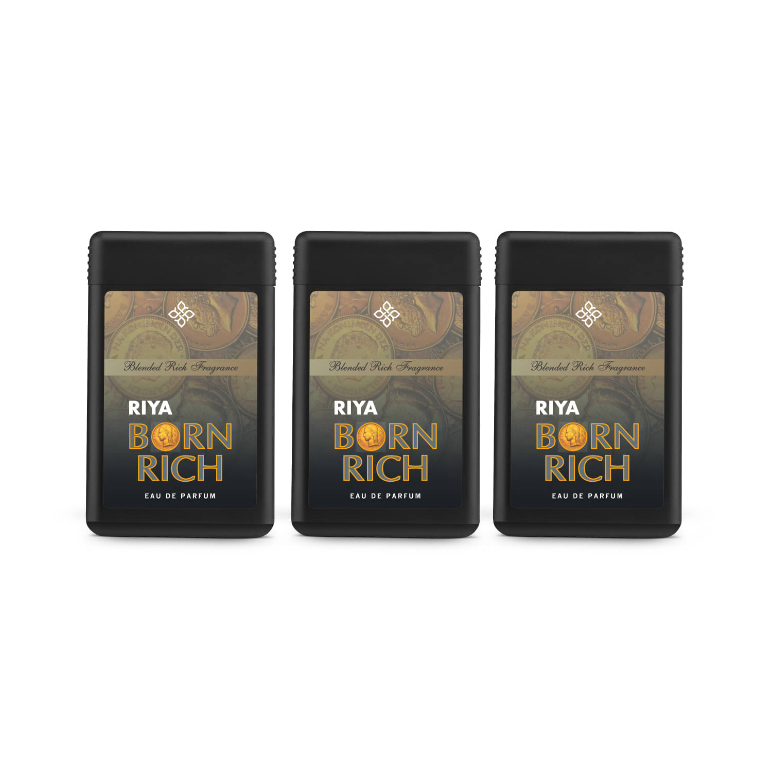     			Riya Born Rich Pocket Perfume Pack of 3 (18ML Each)