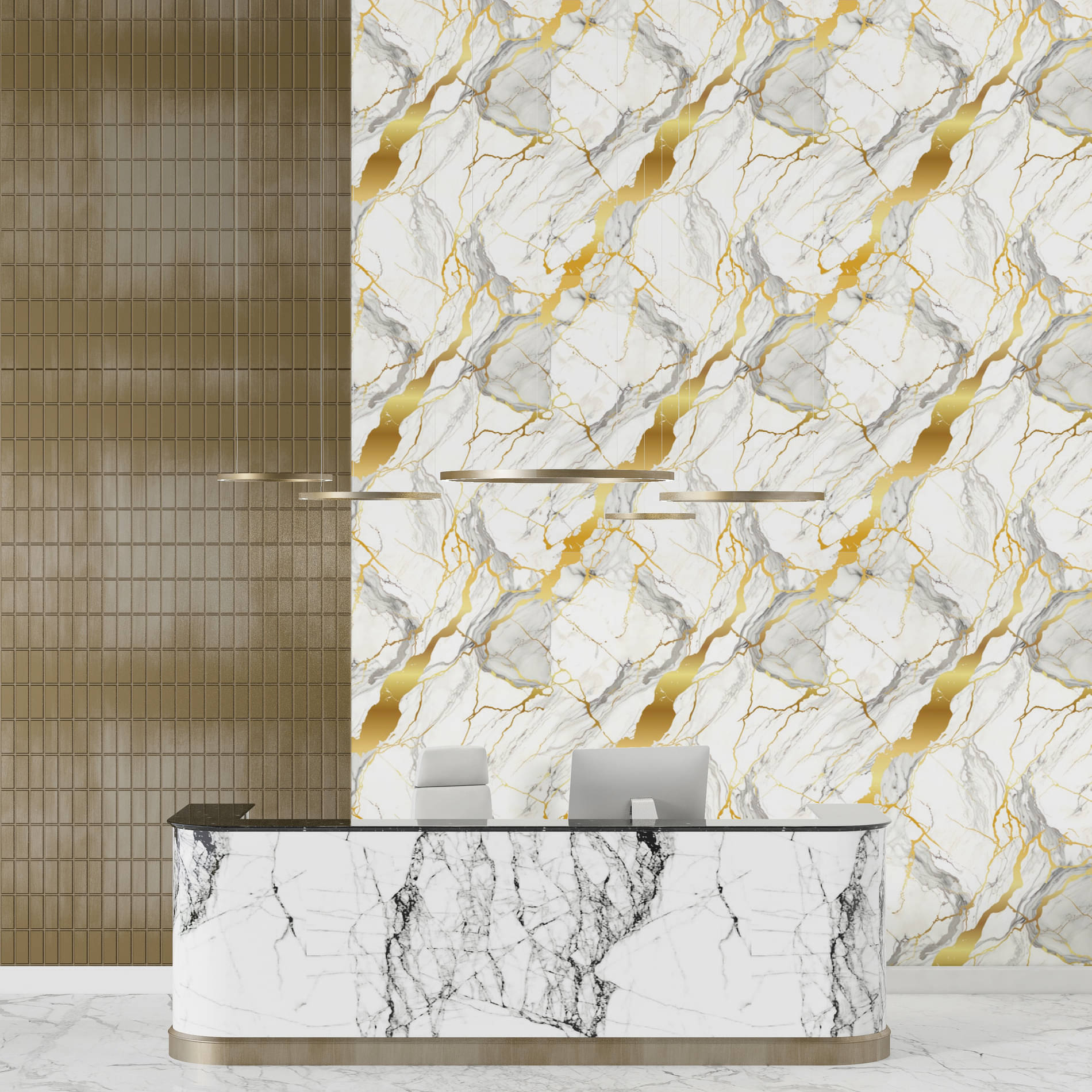Sekhmet WHITE GOLD GREY Self-Adhesive Wallpaper Waterproof Old Furniture Vinyl Stickers Wooden Door Wardrobe Desktop PVC Wall Papers(60*200) Sekhmet WHITE GOLD GREY Self-Adhesive Wallpaper Waterproof Old Furniture Vinyl Stickers Wooden Door Wardrobe Desktop PVC Wall Papers(60*200)