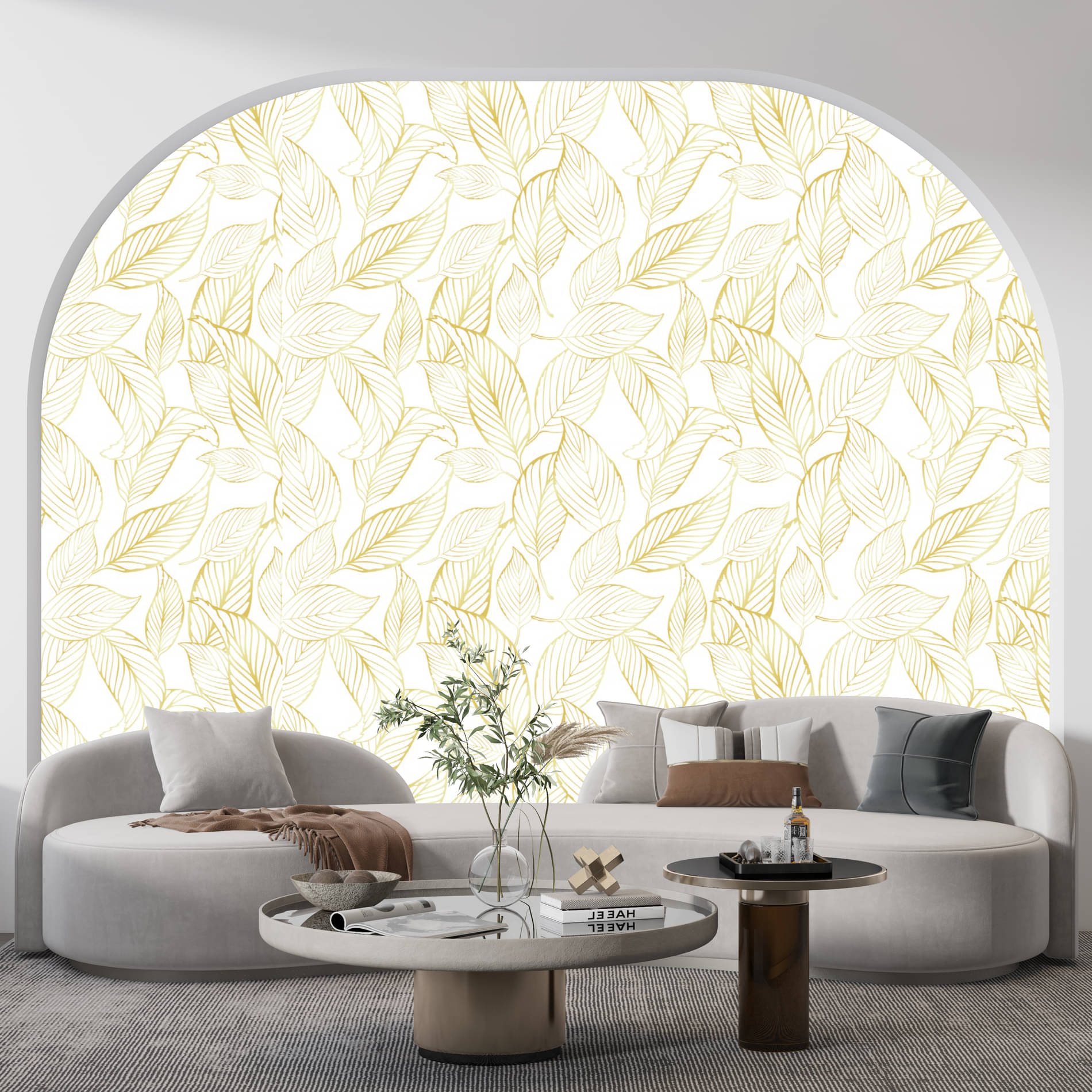     			Sekhmet  WHITE GOLD PAN  Self-Adhesive Wallpaper Waterproof Old Furniture Vinyl Stickers Wooden Door Wardrobe Desktop PVC Wall Papers(60*200)