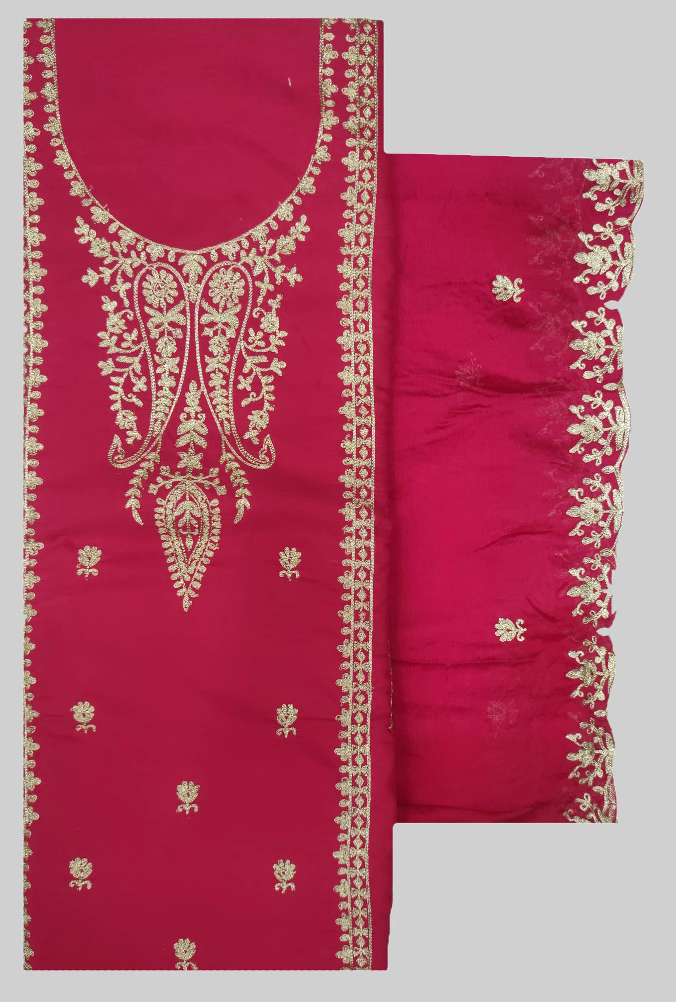     			Soul Essence Women Cotton Unstitched Dress Material ( Pink )