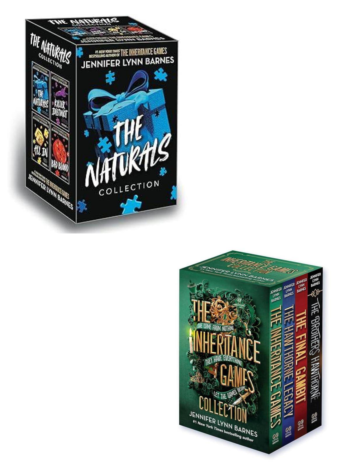 The Naturals + Killer Instinct + All In + Bad Blood + The Inheritance Games 4 book (Paperback, Jennifer Lynn Barnes) The Naturals + Killer Instinct + All In + Bad Blood + The Inheritance Games 4 book (Paperback, Jennifer Lynn Barnes)