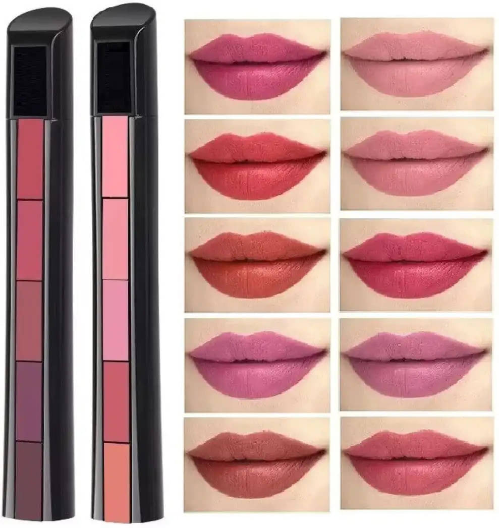     			VAGONS Multi Matte Long Lasting Crayon Lipstick ( Pack of 1 )