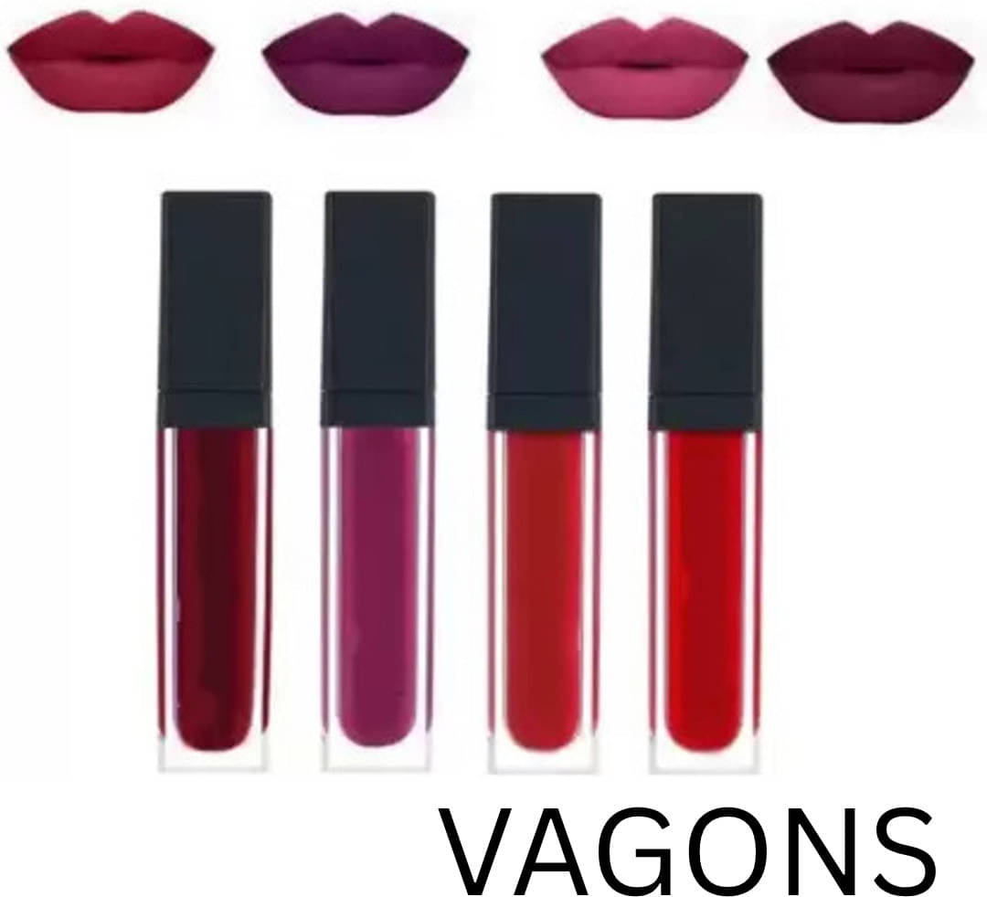     			VAGONS Multi Matte Long Lasting Liquid Lipstick ( Pack of 4 )