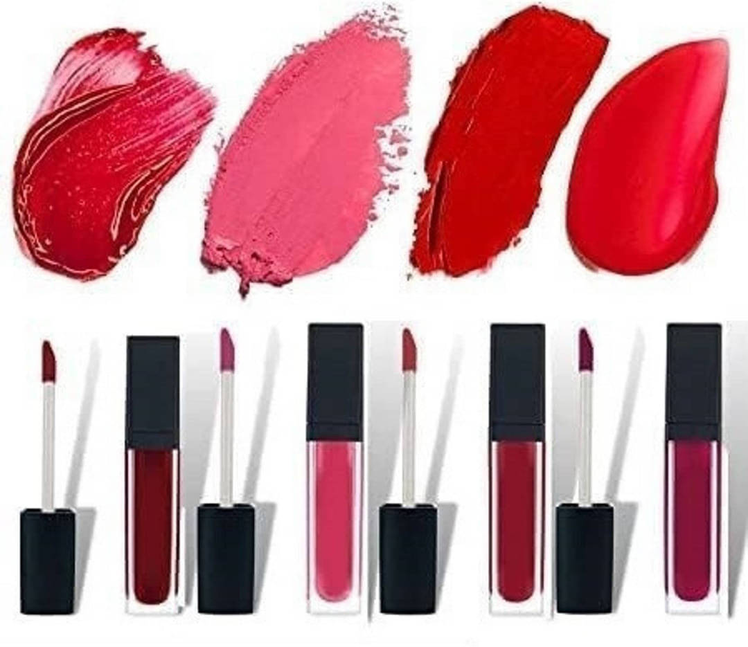     			VAGONS Multi Matte Long Lasting Liquid Lipstick ( Pack of 4 )